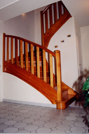 Escalier 1/4 tournant